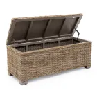 Udendørs kiste i naturfiber af Kubù - Nogitsune Viadurini