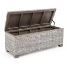 Udendørs kiste i naturfiber af Kubù - Nogitsune Viadurini