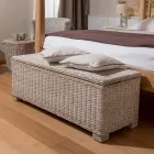 Udendørs kiste i naturfiber af Kubù - Nogitsune Viadurini