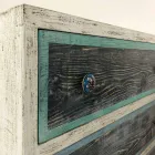 Håndværker kommode i gran med 3 skuffer lavet i Italien - abe Viadurini