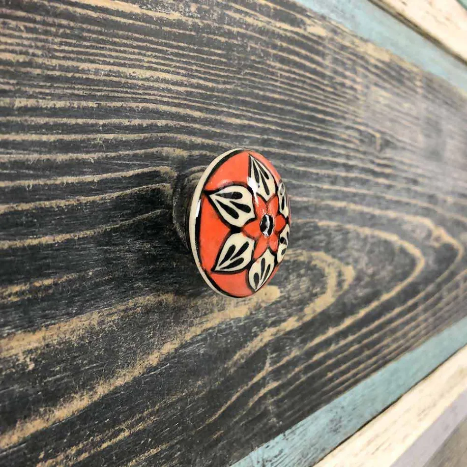 Håndværker kommode i gran med 3 skuffer lavet i Italien - abe Viadurini