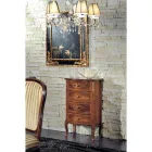 Klassisk kommode i valnøddetræ 4 eller 6 skuffer lavet i Italien - Katerine Viadurini