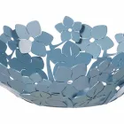 Midtstykke med blomster i mudjern, hvid eller blå - Marken Viadurini