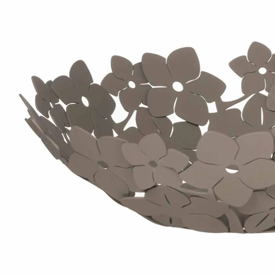 Midtstykke med blomster i mudjern, hvid eller blå - Marken Viadurini