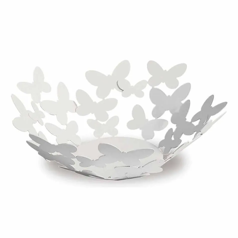 Hvid, beige eller elfenben jern Design Centerpiece fremstillet i Italien - Leiden Viadurini