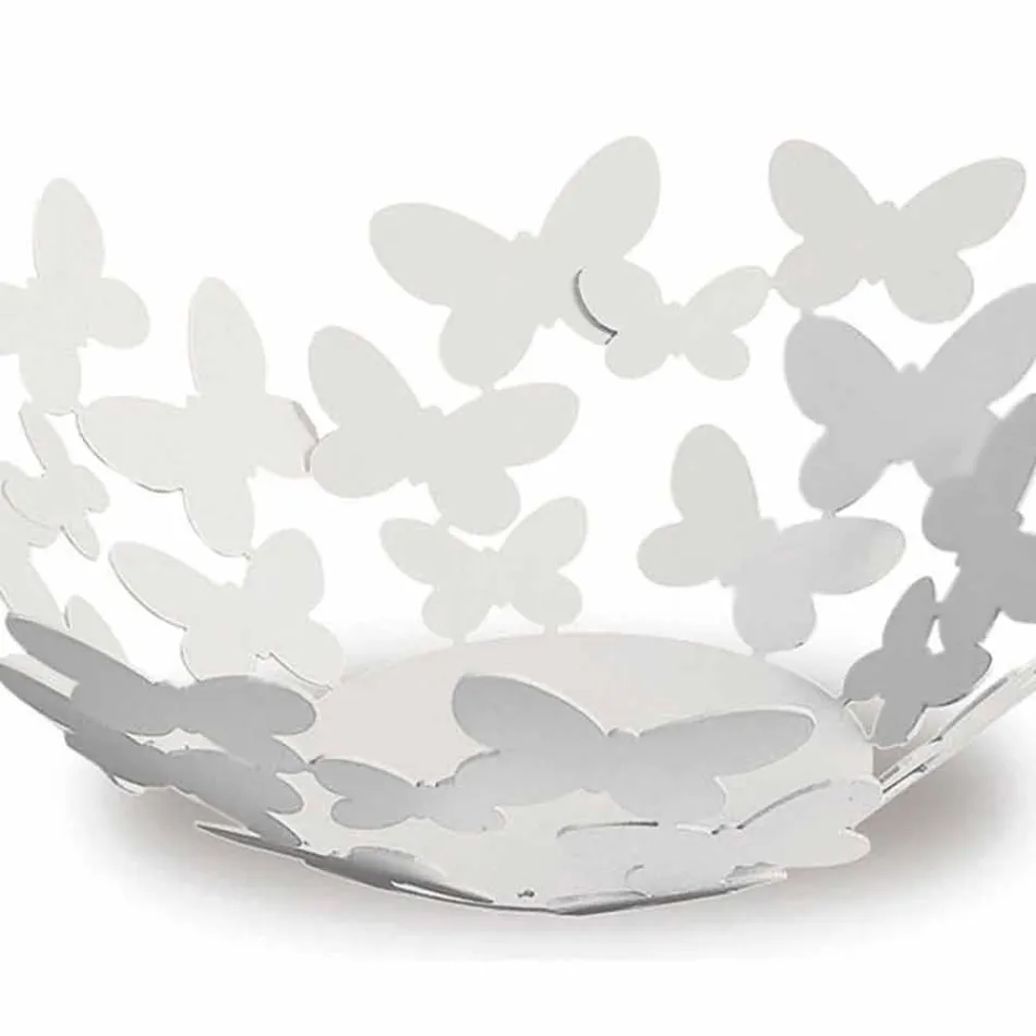 Hvid, beige eller elfenben jern Design Centerpiece fremstillet i Italien - Leiden Viadurini