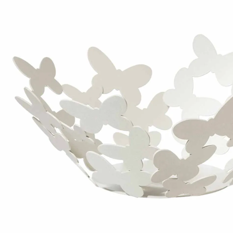 Hvid, beige eller elfenben jern Design Centerpiece fremstillet i Italien - Leiden Viadurini