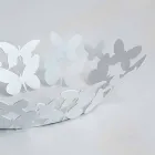 Moderne oval midterstykke i hvidt eller beige jern fremstillet i Italien - Leiden Viadurini