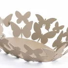 Moderne oval midterstykke i hvidt eller beige jern fremstillet i Italien - Leiden Viadurini