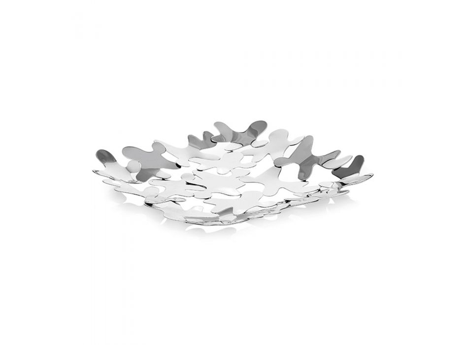 Firkantet midtpunkt Moderne design dekoreret sølvmetal - Cordoba Viadurini