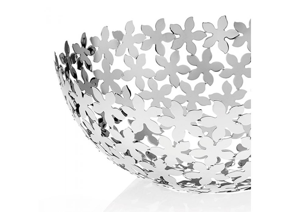 Silver Metal Semisphere Centerpiece Luksus blomsterdekorationer - Terraceo Viadurini