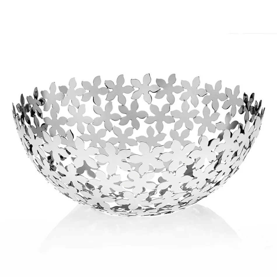 Silver Metal Semisphere Centerpiece Luksus blomsterdekorationer - Terraceo Viadurini