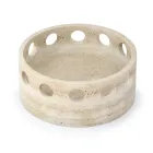 Satin marmor midterstykke/lommebakke lavet i Italien - Hinata Viadurini