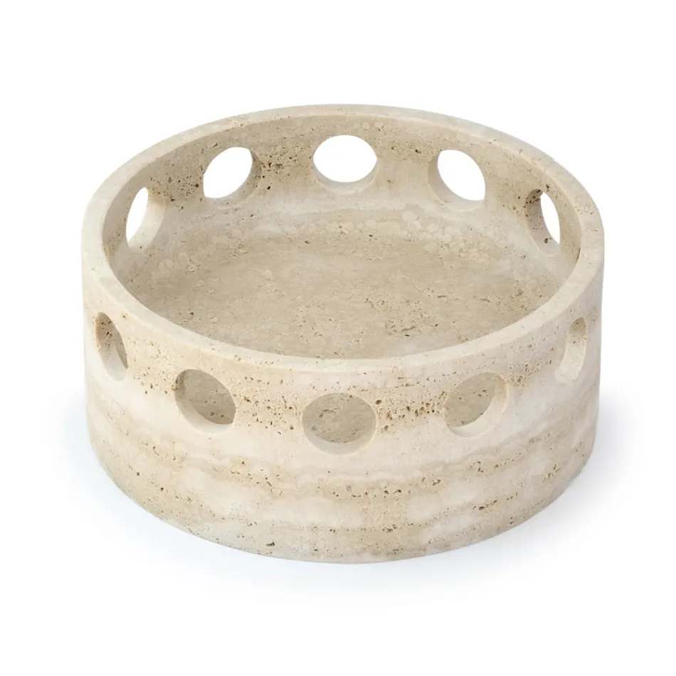 Satin marmor midterstykke/lommebakke lavet i Italien - Hinata Viadurini