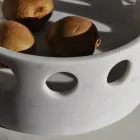 Satin marmor midterstykke/lommebakke lavet i Italien - Hinata Viadurini