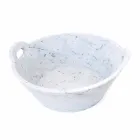 Kurv i hvid Carrara marmor af italiensk luksusdesign - Tinozzo Viadurini