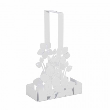 Floral Iron Cup Holder Basket i moderne design fremstillet i Italien - Marken Viadurini