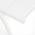 Udendørs chaiselong i tekstil og aluminium med hjul, 4 stykker - Babilonia Viadurini