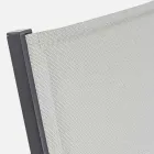 Havechaiselong med hjul og tilbagelænet ryglæn, 4 stykker - Babilonia Viadurini