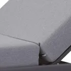 Havechaiselong i aluminium med stofbeklædning - Eufemia Viadurini