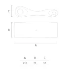 Havechaiselong i farvet polyethylen Fremstillet i Italien - Flores Viadurini