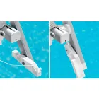 Moderne havechaiselong med parasol og tilbagelænet ryglæn - Arnold Viadurini