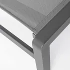 Liggende havechaiselong i aluminium, Homemotion, 4 stk - Lester Viadurini