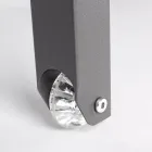 Liggende havechaiselong i aluminium, Homemotion, 4 stk - Lester Viadurini