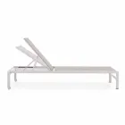 Homemotion Aluminium Liggende Havechaiselong, 4 stykker - Lester Viadurini