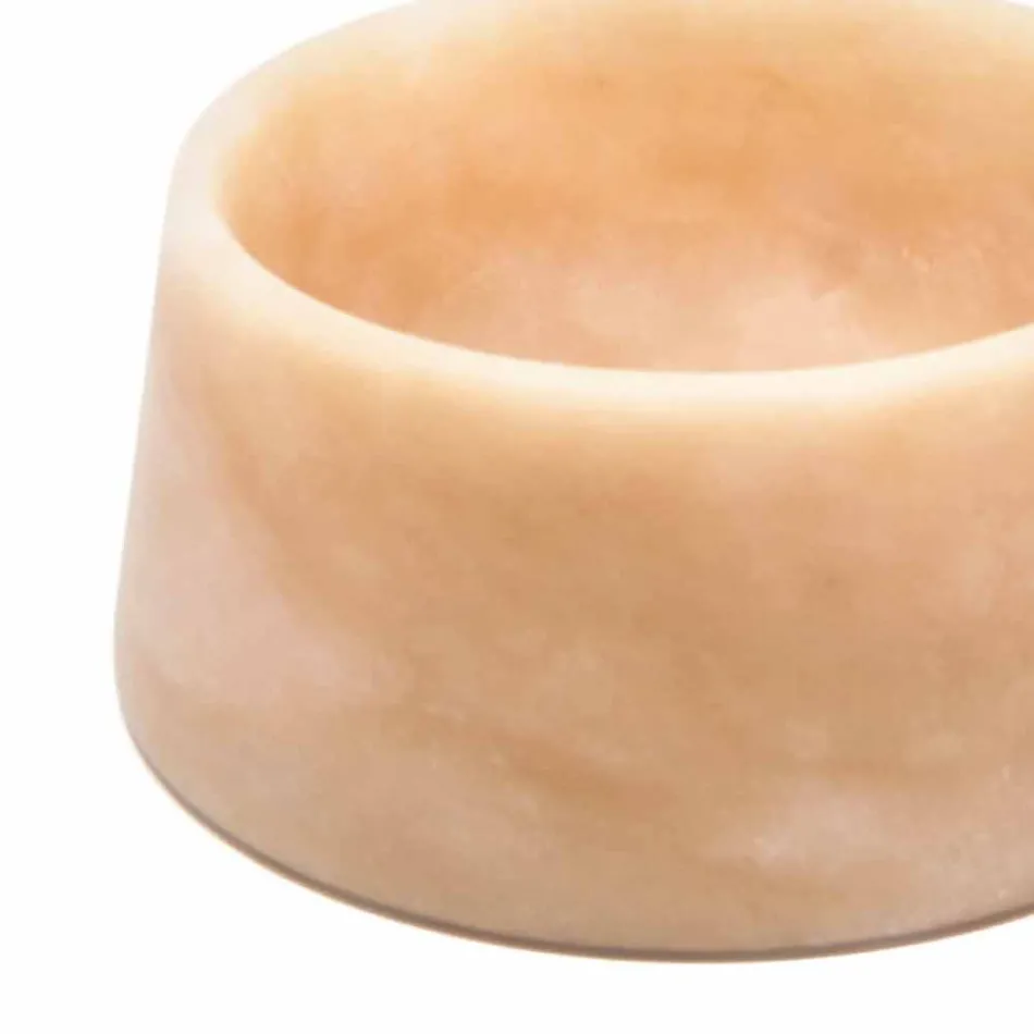 Moderne hund og katte skål i pink Portugal eller grøn Guatemala marmor - Catt Viadurini