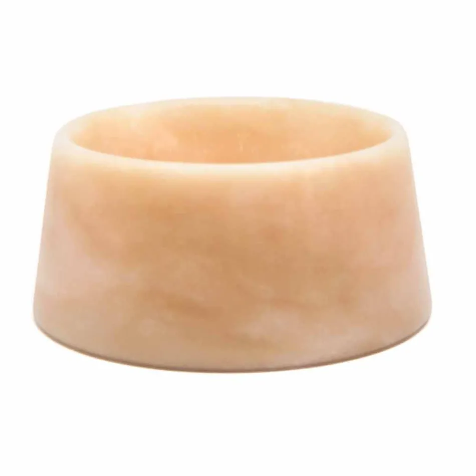 Moderne hund og katte skål i pink Portugal eller grøn Guatemala marmor - Catt Viadurini