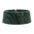 Moderne hund og katte skål i pink Portugal eller grøn Guatemala marmor - Catt Viadurini