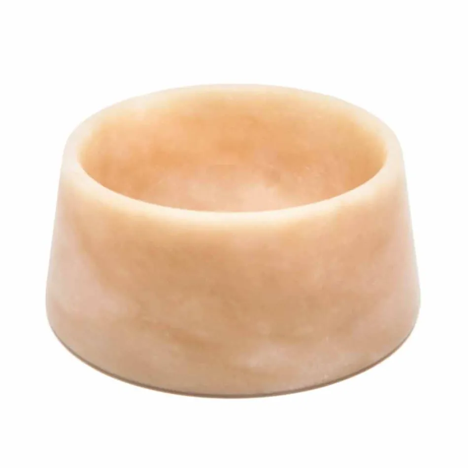 Moderne hund og katte skål i pink Portugal eller grøn Guatemala marmor - Catt Viadurini