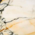 Stor rund skål i Portoro eller Paonazzo Marble fremstillet i Italien - Glazer Viadurini