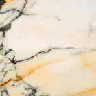 Stor rund skål i Portoro eller Paonazzo Marble fremstillet i Italien - Glazer Viadurini