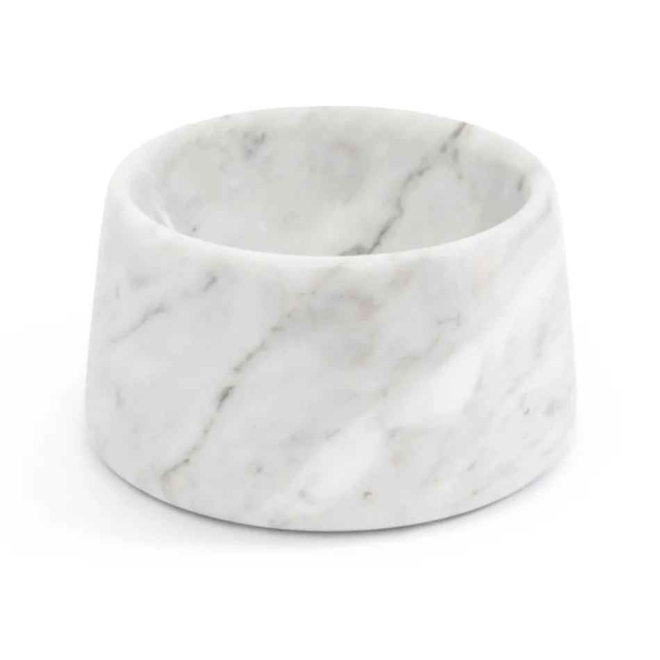 Marmorskål til hund/kat Lavet i Italien - Komi Viadurini