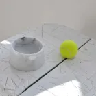 Marmorskål til hund/kat Lavet i Italien - Komi Viadurini