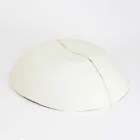 Skåle i hvid porcelæn og guldblad italiensk luksusdesign - Cicatroro Viadurini