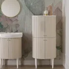 Søjle med fire døre med Cannetté-behandling Made in Italy - Candy Viadurini