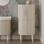 Søjle med fire døre med Cannetté-behandling Made in Italy - Candy Viadurini