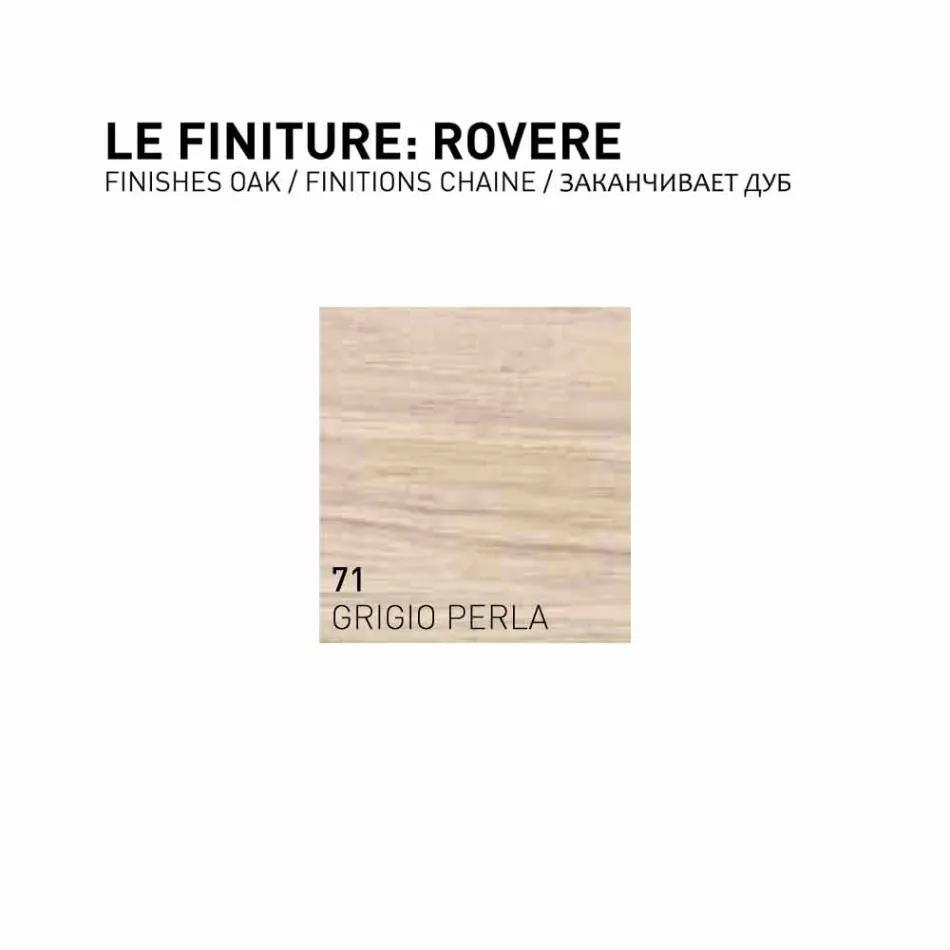 Gioia, 2 dør væg hangt badeværelse skab i egetræ, lavet i Italien Viadurini