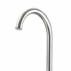 Rustfrit stål Havebrusekolonne med håndbruser Lavet i Italien - Marlen Viadurini