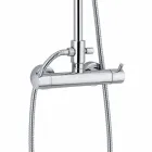 Luksus brusekolonne i messing Chrome finish Finish i Italien - Gallo Viadurini