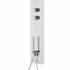 Stålbrusesøjle med regnbrusehoved Fremstillet i Italien - sømand Viadurini