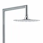 Brusekolonne i forkromet messing firkantet design fremstillet i Italien - Padula Viadurini