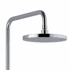 Teleskopisk og justerbar brusekolonne af messing i messing fremstillet i Italien - Naspo Viadurini