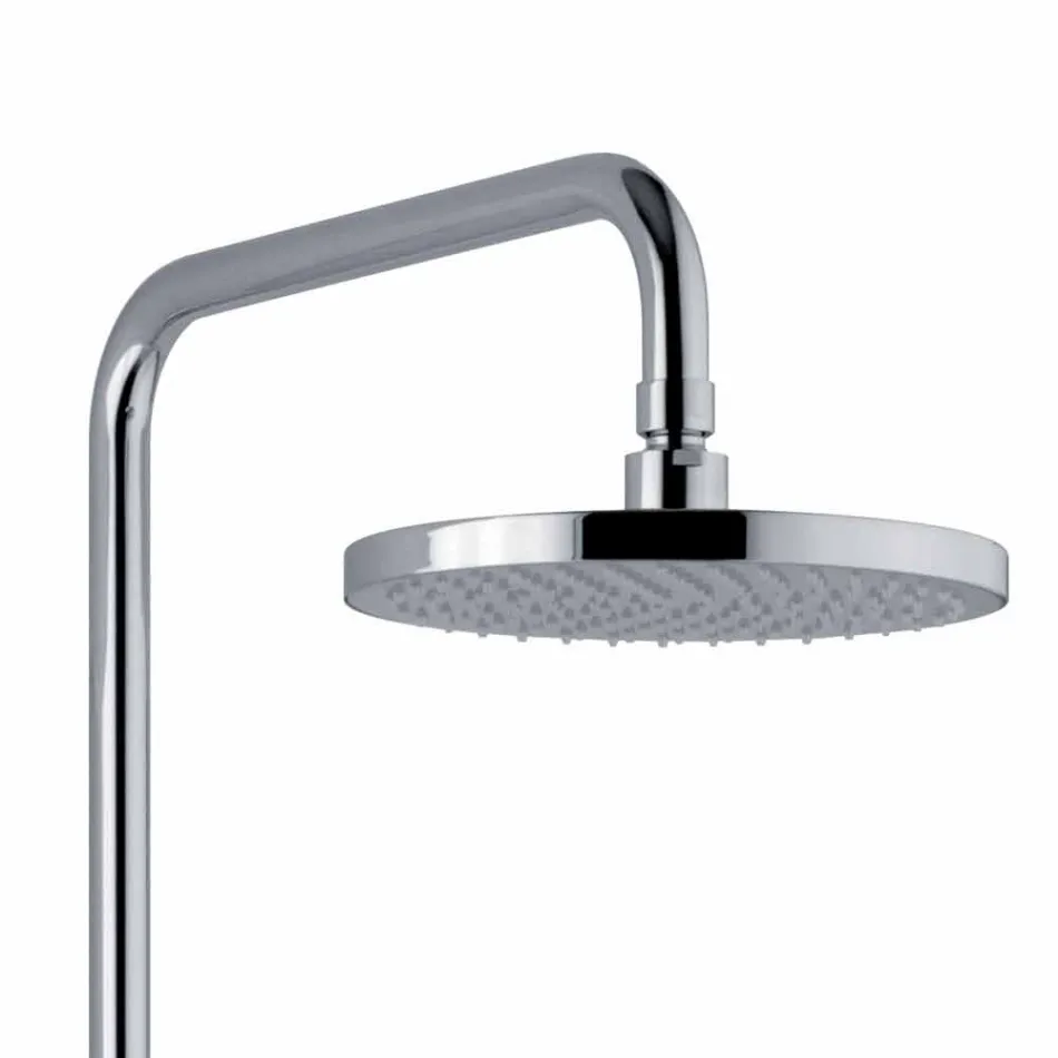 Teleskopisk og justerbar brusekolonne af messing i messing fremstillet i Italien - Naspo Viadurini