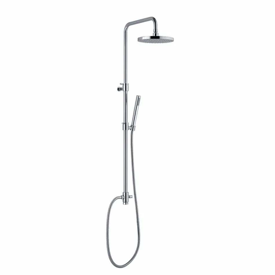 Teleskopisk og justerbar brusekolonne af messing i messing fremstillet i Italien - Naspo Viadurini