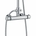 Moderne brusekolonne i messing Chrome finish Finish i Italien - Gallo Viadurini