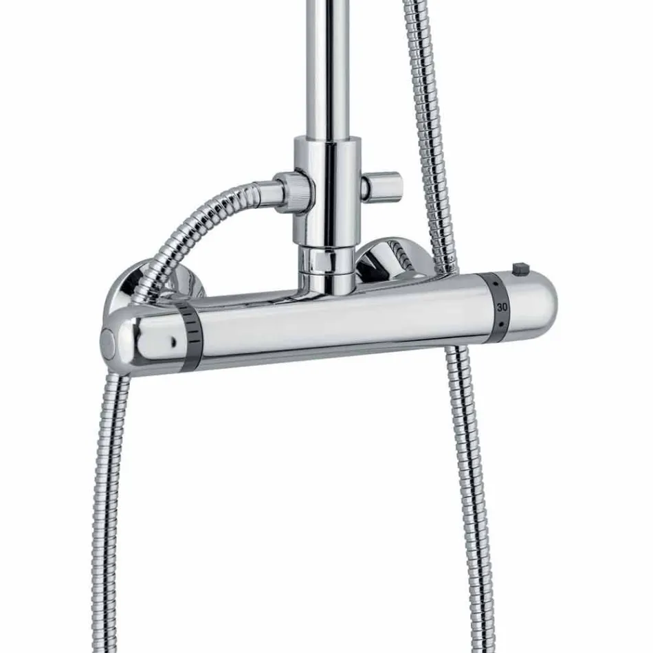 Moderne brusekolonne i messing Chrome finish Finish i Italien - Gallo Viadurini